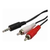 Comsol - Comsol 2MTR 3.5MM STEREO MALE TO 2 | ITSpot Computer Components