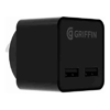 Home & Wall Chargers - Griffin PowerBlock Dual USB-A 12W | ITSpot Computer Components