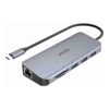 Unitek Docks & Port Replicators - Unitek 9-in-1 USB-C 4K Hub Grey | ITSpot Computer Components