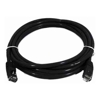 Cat6 Network Cables - 8Ware CAT6 Cable 0.25m Black | ITSpot Computer Components