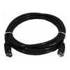 Cat6 Network Cables - 8Ware CAT6 Cable 0.5m Black Premium | ITSpot Computer Components
