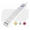 New Products - Sansai 4 Way Basic Powerboard USB | ITSpot Computer Components
