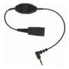 Headphone & Headset Accessories - Jabra QD to 3.5MM STRAIGHT CORD | ITSpot Computer Components