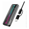 2.5 Portable External Hard Drive Enclosures - mbeat USB-C/A 10Gbps RGB M.2 NVMe  | ITSpot Computer Components